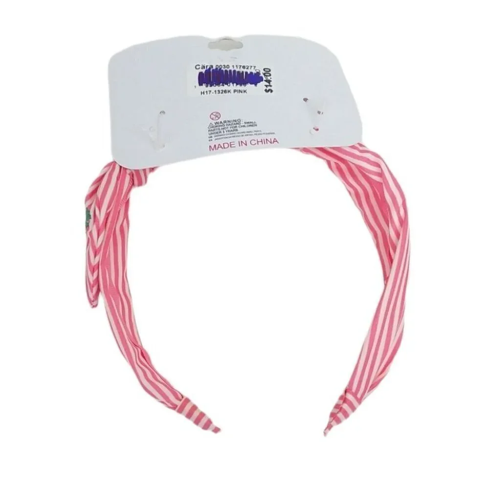 CARA Pineapple Seersucker Headband